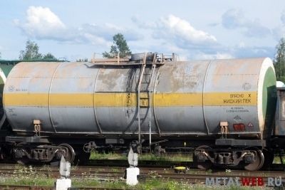 Емкость жд бу с подогревом 54.0 м3 (15-1532)